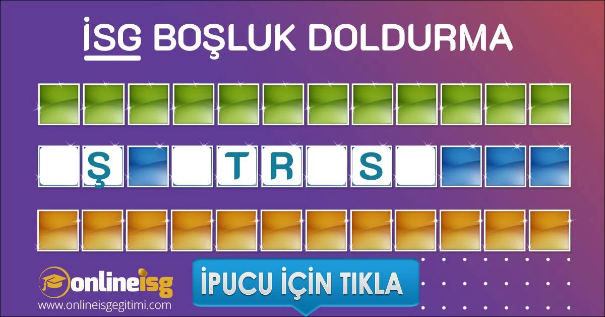 Boşluk Doldurma Yarışması Çalışanlar | Mart