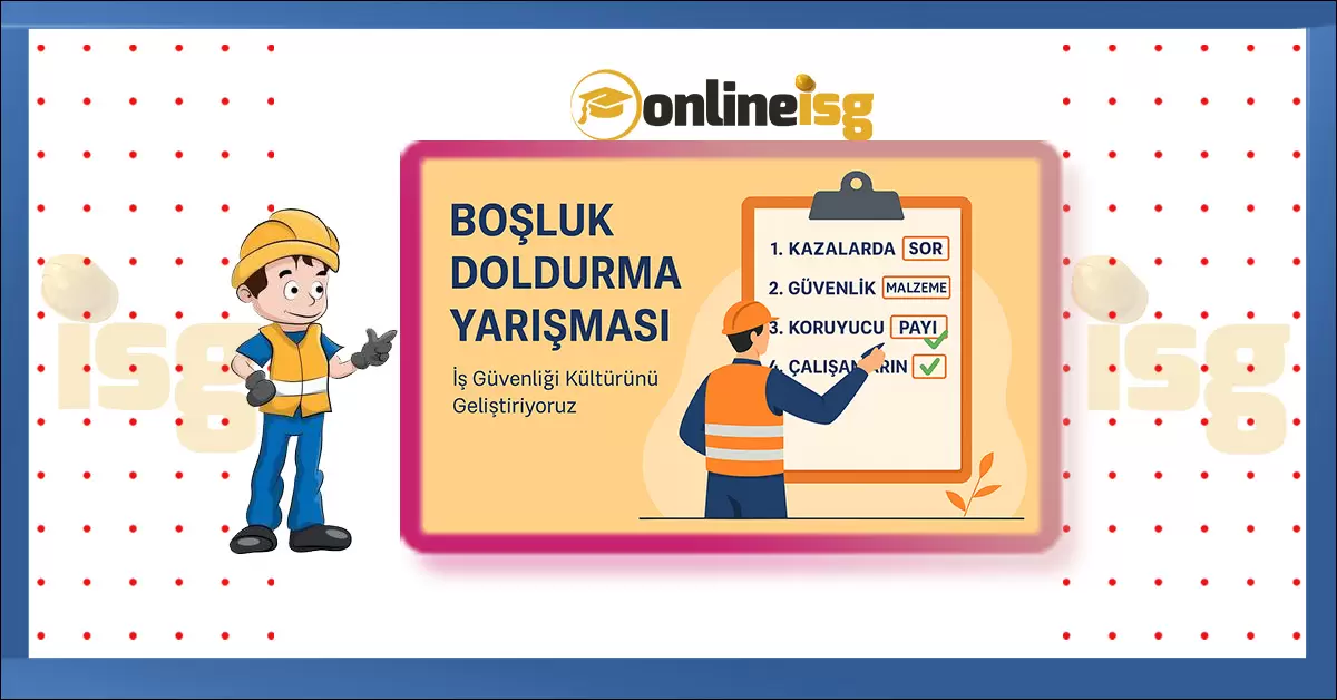 İSG Boşluk Doldurma Bulmacası
