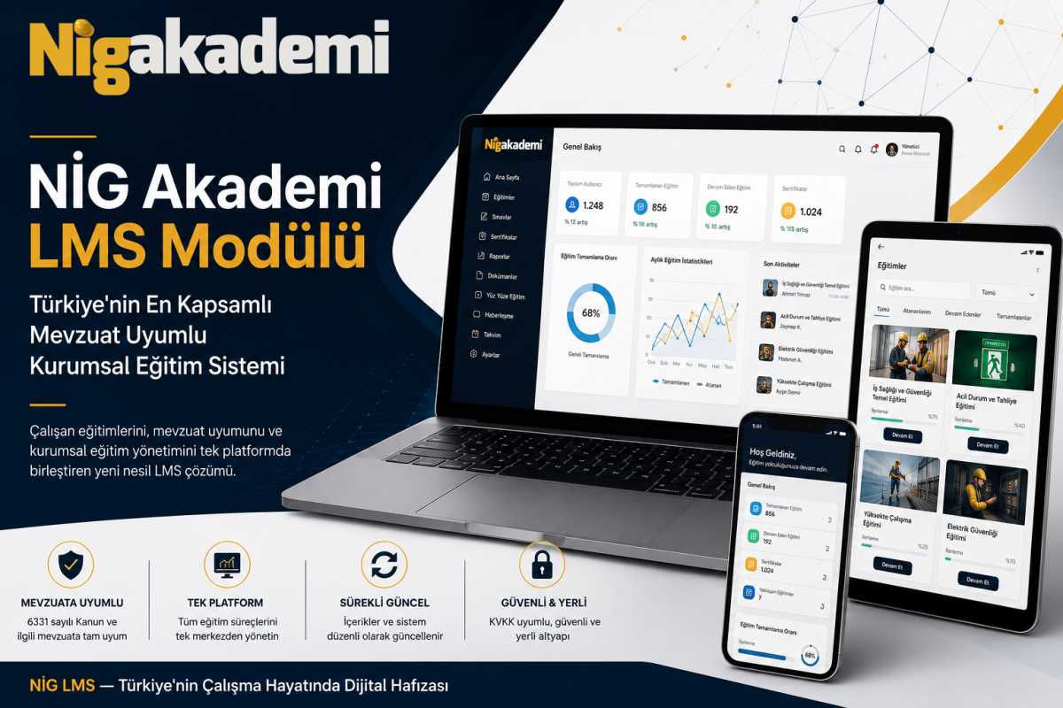 Online iş güvenliği eğitimleri ve LMS sistemi